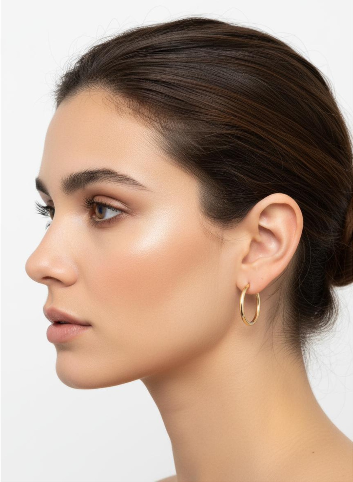 ✨ Textured Gold Hoop Earrings