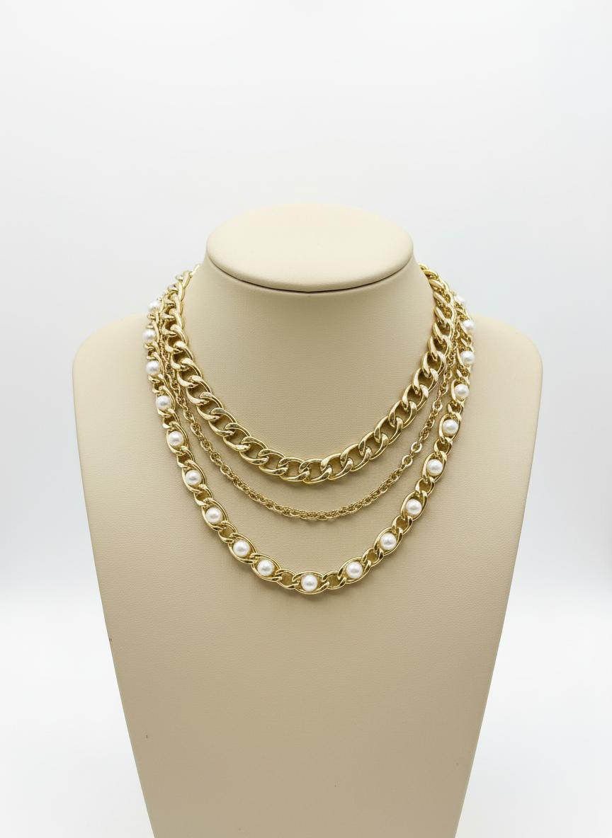 Serafina Pearl Chain Necklace