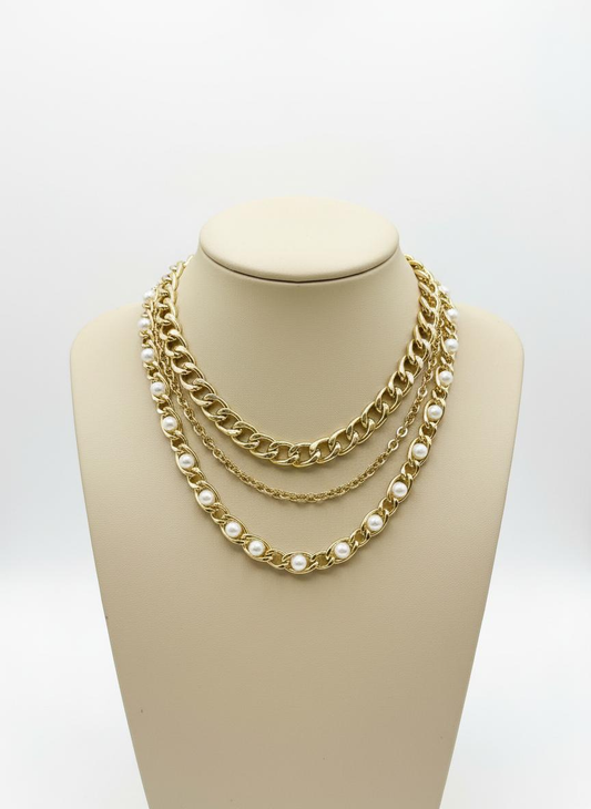 Serafina Pearl Chain Necklace