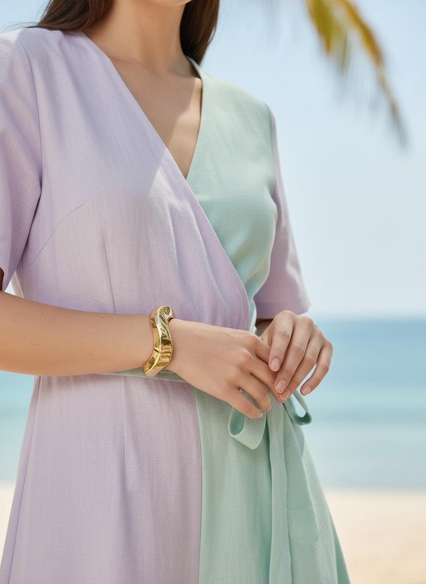 18k Gold-Plated and Silver – NEFERTITI BRACELET